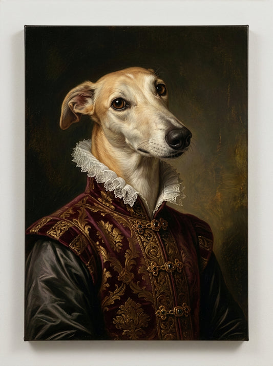 Regal Custom Pet Portrait